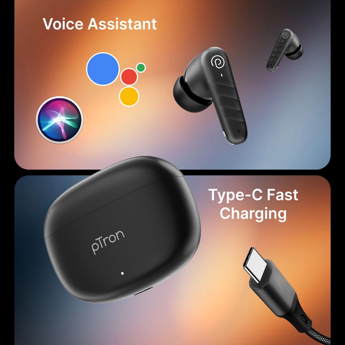 pTron Bassbuds Spark Wireless Earbuds