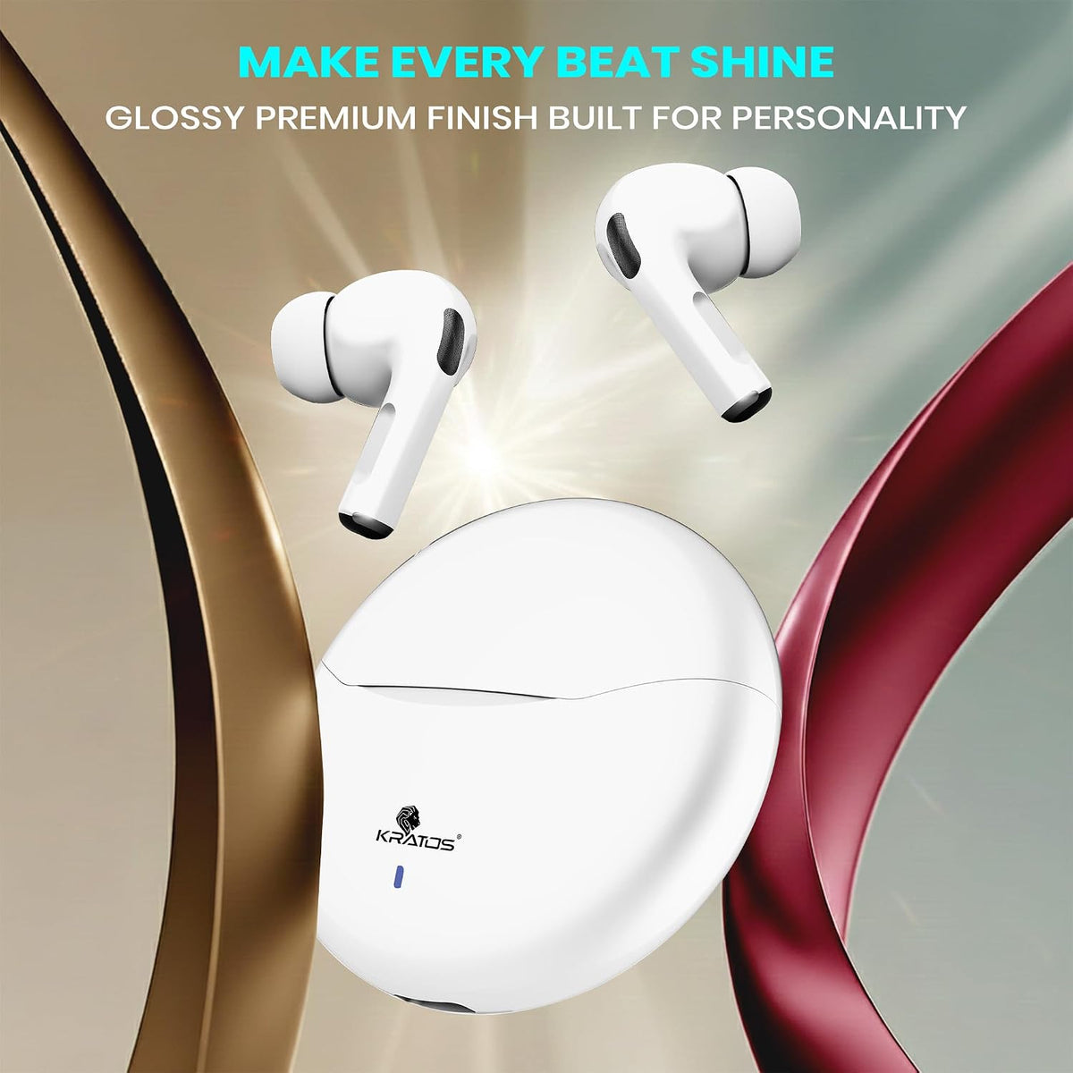Kratos Wireless Earbuds 30H Playtime